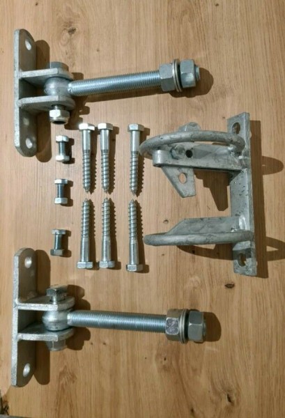 Montage-Set für Weidetor - Riegelverschluss