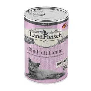 6 x 400 g - Landfleisch Cat Adult Pastete Rind & Lamm