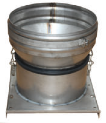 Silotrichter, V2A (AISI 304), Ø 350 mm, für Trevira Silo
