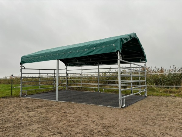 Weidezelt 6x3,6m (seitlich offen)