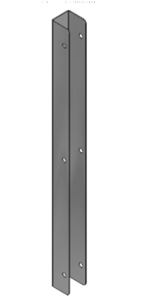 Wandpfosten U-Profil 0,51m hoch