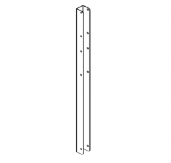 Wandpfosten 82 cm Edelstahl