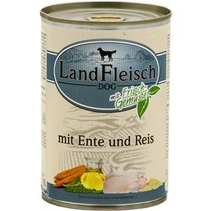 12 x 400 g - Landfleisch Pur Ente & Reis mit Frischgemüse