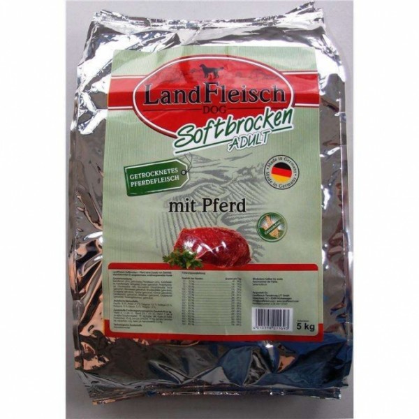 1,5 kg - Landfleisch Softbrocken mit Pferd