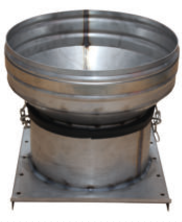 Silotrichter, V2A (AISI 304), Ø 400 mm, für Trevira Silo