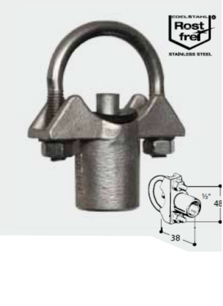 Anbohrschelle Edelstahl 1/2" IG