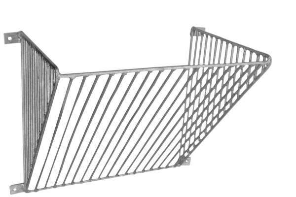 Strohraufe feurverzinkt 500 x 500 x 400 mm
