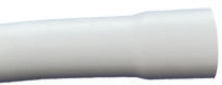 PVC - Rohrbogen 45° kurz (System Ø 89 mm)