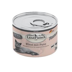 6 x 195g - Landfleisch Cat Adult Pastete Rind & Pute